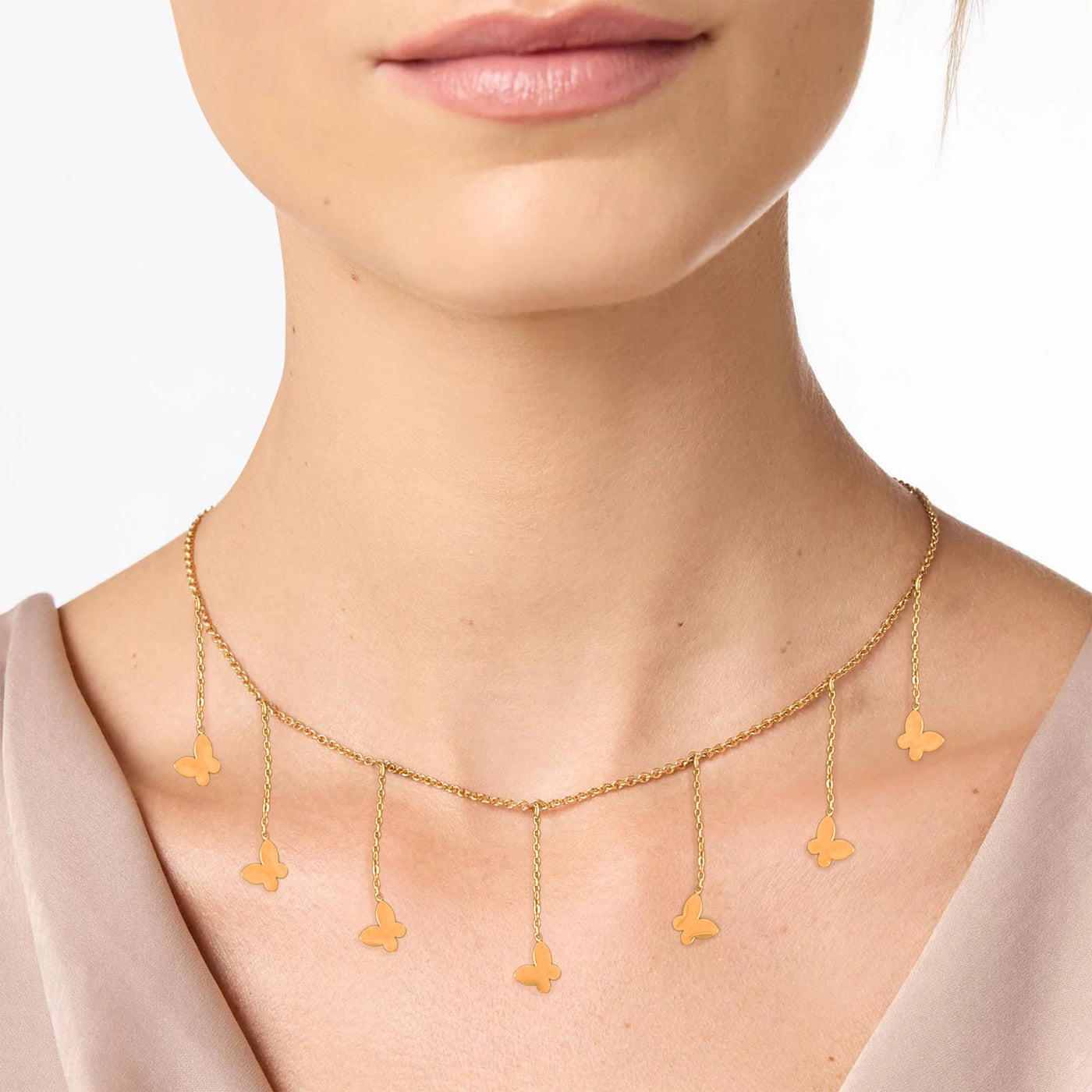 Butterfly Constellation Necklace - Gold Tone - Anti Tarnish