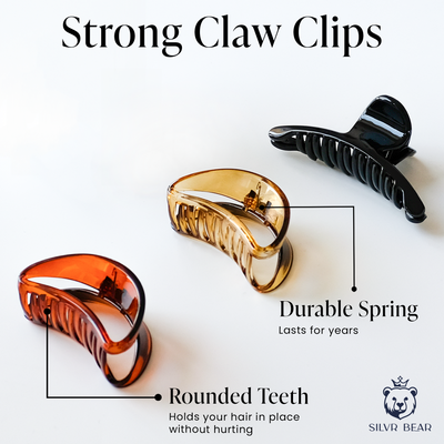 Hair Clutcher Claw Clip - Unbreakable - Sunset Colors