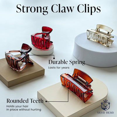 Hair Claw Clips - Unbreakable - Small Clutchers - G2