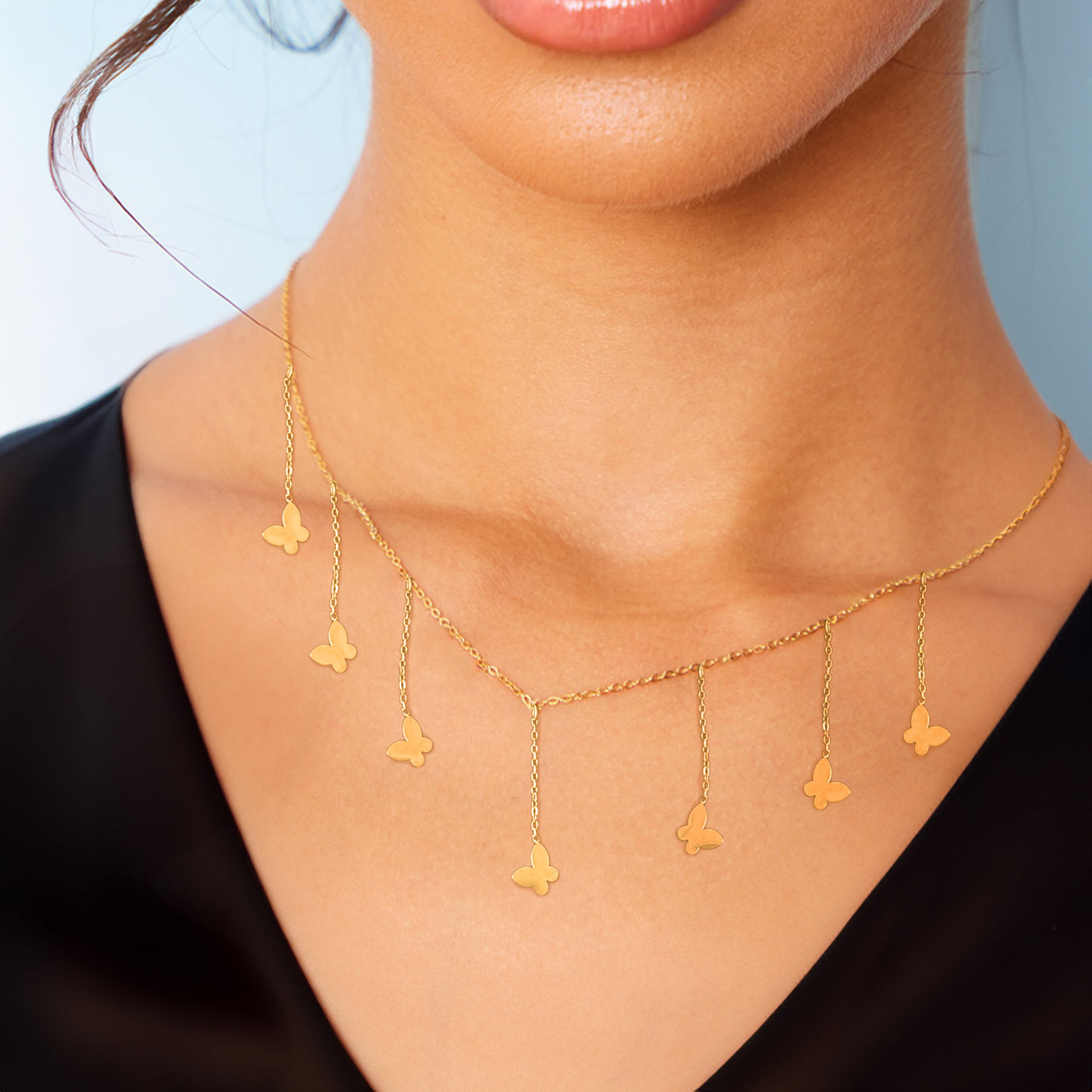 Butterfly Constellation Necklace - Gold Tone - Anti Tarnish