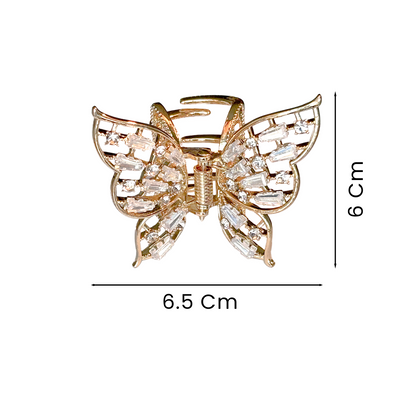 Metal Hair Claw Clip - Elegant Butterfly