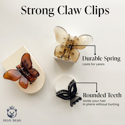 Unbreakable Hair Claw Clips - Sunset - Butterfly Clutchers