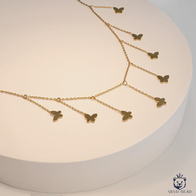 Butterfly Constellation Necklace - Gold Tone - Anti Tarnish