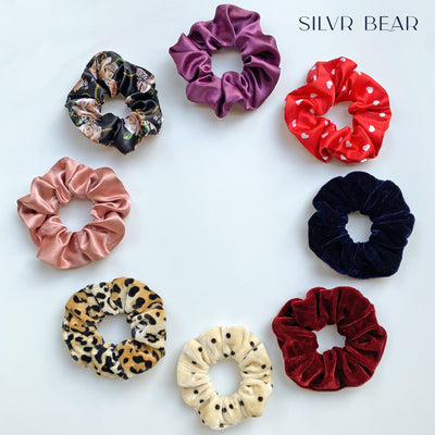 8 Designer Edition Scrunchies